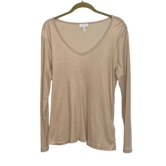 Escada Sport V-Neck top Champaign size XL - Picture 6 of 6